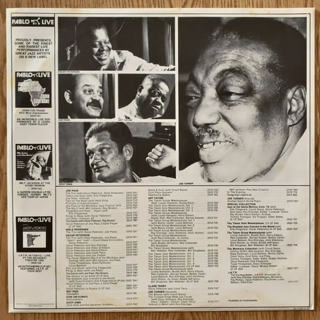 J.J. JOHNSON & NAT ADDERLEY - The Yokohama Concert (PABLO 2620 109)