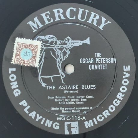 OSCAR PETERSON - Oscar Peterson Quartet (MERCURY MGC-116)