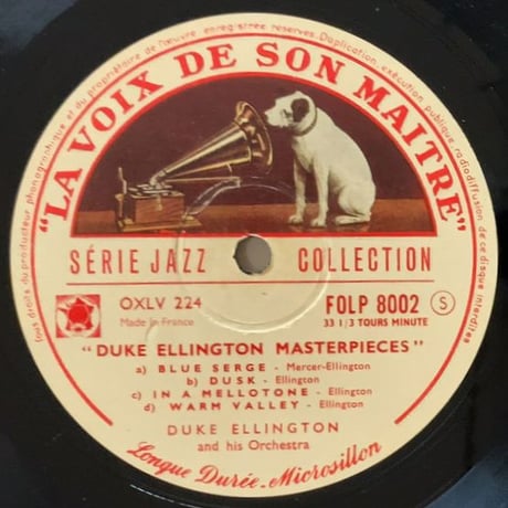 DUKE ELLINGTON - Masterpiece (LA VOIX DE SON MAITRE FOLP8002)