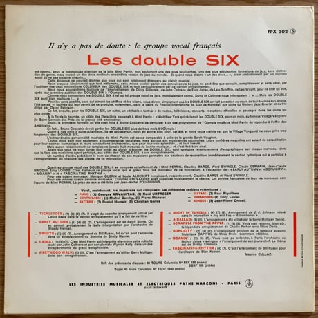 LES DOUBLE SIX - Les Double Six (COLUMBIA FPX202)