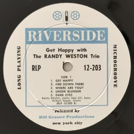 RANDY WESTON - Get Happy with (RIVERSIDE RLP12-203)