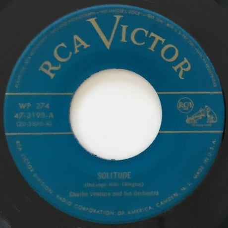 CHARLIE VENTURA - Plays Duke Ellington for Dancing (RCA VICTOR WP274) 7inch BOX