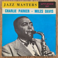 CHARLIE PARKER - MILES DAVIS - Jazz Masters (MUSIDISC/SAVOY 17SA3007) 7inch EP
