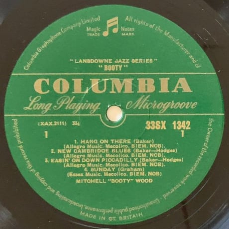 MITCHELL 'BOOTY' WOOD - Booty (COLUMBIA 33SX1342)