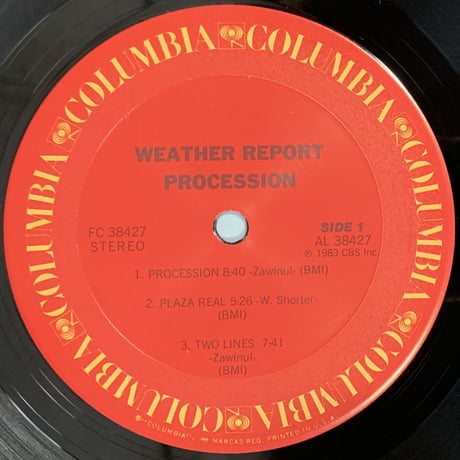 WEATHER REPORT - Procession (COLUMBIA PC38427)