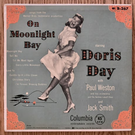 DORIS DAY - On Moonlight Bay (COLUMBIA B267) 7inch EP