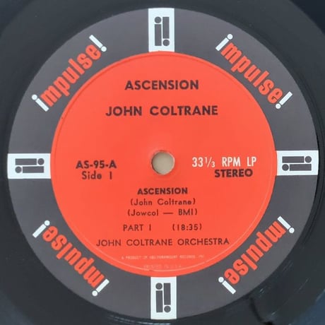 JOHN COLTRANE - Ascension (impulse! AS-95)