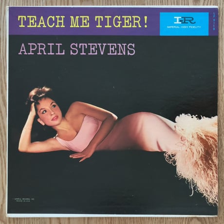 APRIL STEVENS - Teach Me Tiger! (IMPERIAL LP9118)