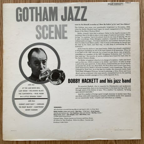 BOBBY HACKETT - Gotham Jazz Scene (CAPITOL T857)