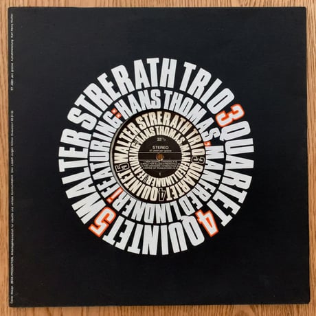 WALTER STRERATH - Trio, Quartet, Quintet (JAZZ GROOVE JGO3)