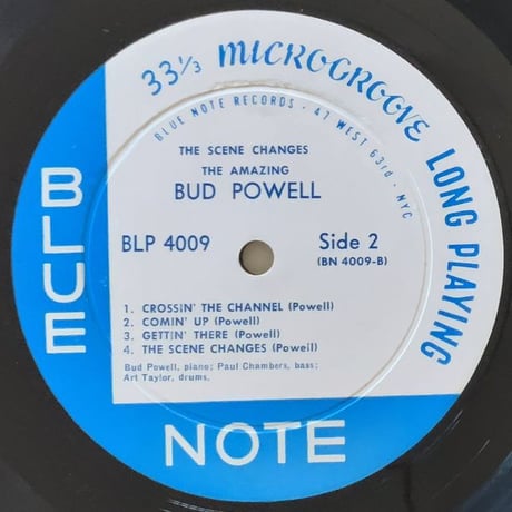 BUD POWELL - The Scene Changes (BLUE NOTE BLP4009)