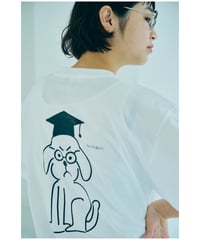 【利口.×kenkagami】お利口犬Tシャツ 02