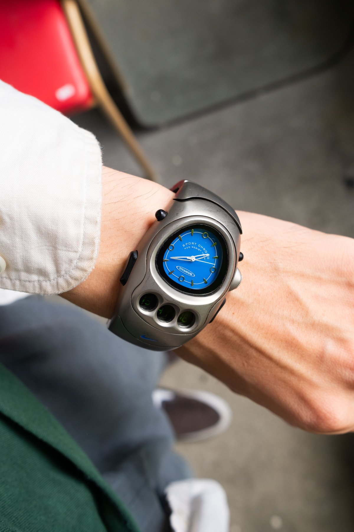 NIKE 腕時計 ブラック ナイキ トライアックス D ライン サイバー ウォッチは、ブラック