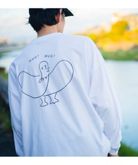 RICOW× Bear Yen　鳥ロンT（ホワイト）