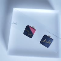 .kake mini イヤリング【wine red】