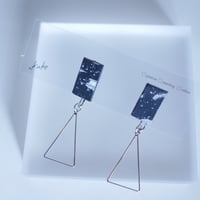 2way yureru triangle ピアス
