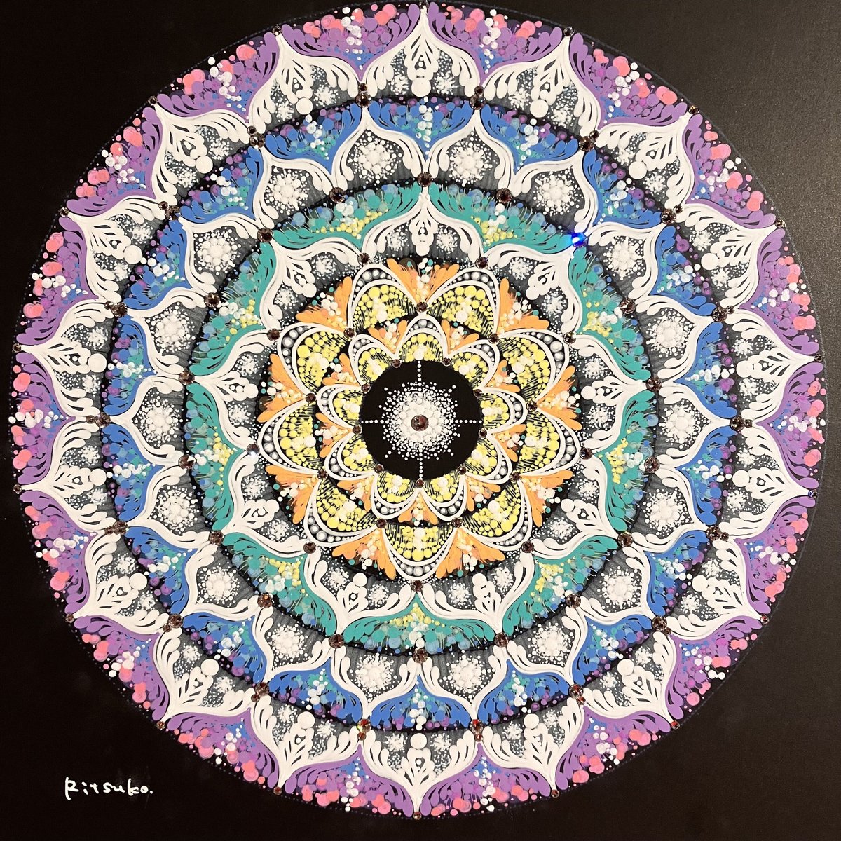 曼荼羅 紙本着色金剛界曼荼羅（町指定重要文化財 絵画） | 福崎町