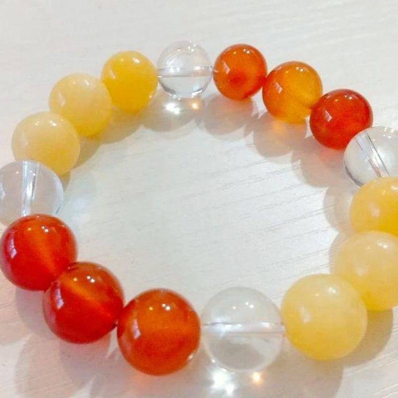 アラゴナイト・カーネリアン・水晶 アラゴナイト・カーネリアン・水晶