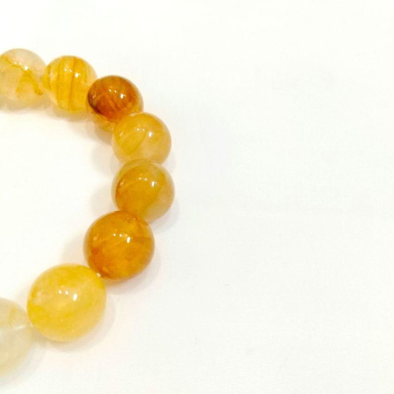 ◎持ち主の人生を豊かにする！◎イエロークォーツ（黄水晶）天然石