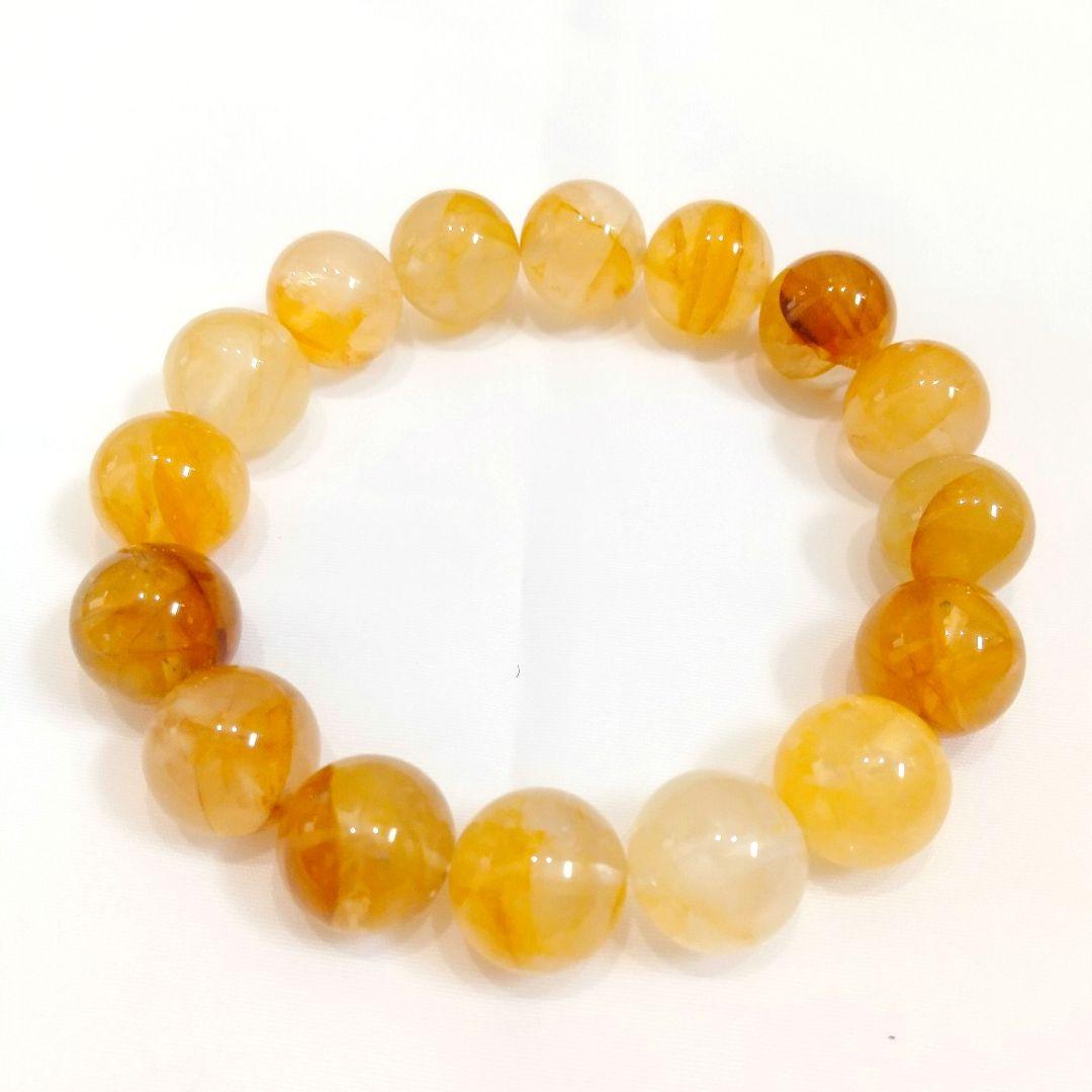 ◎持ち主の人生を豊かにする！◎イエロークォーツ（黄水晶）天然石