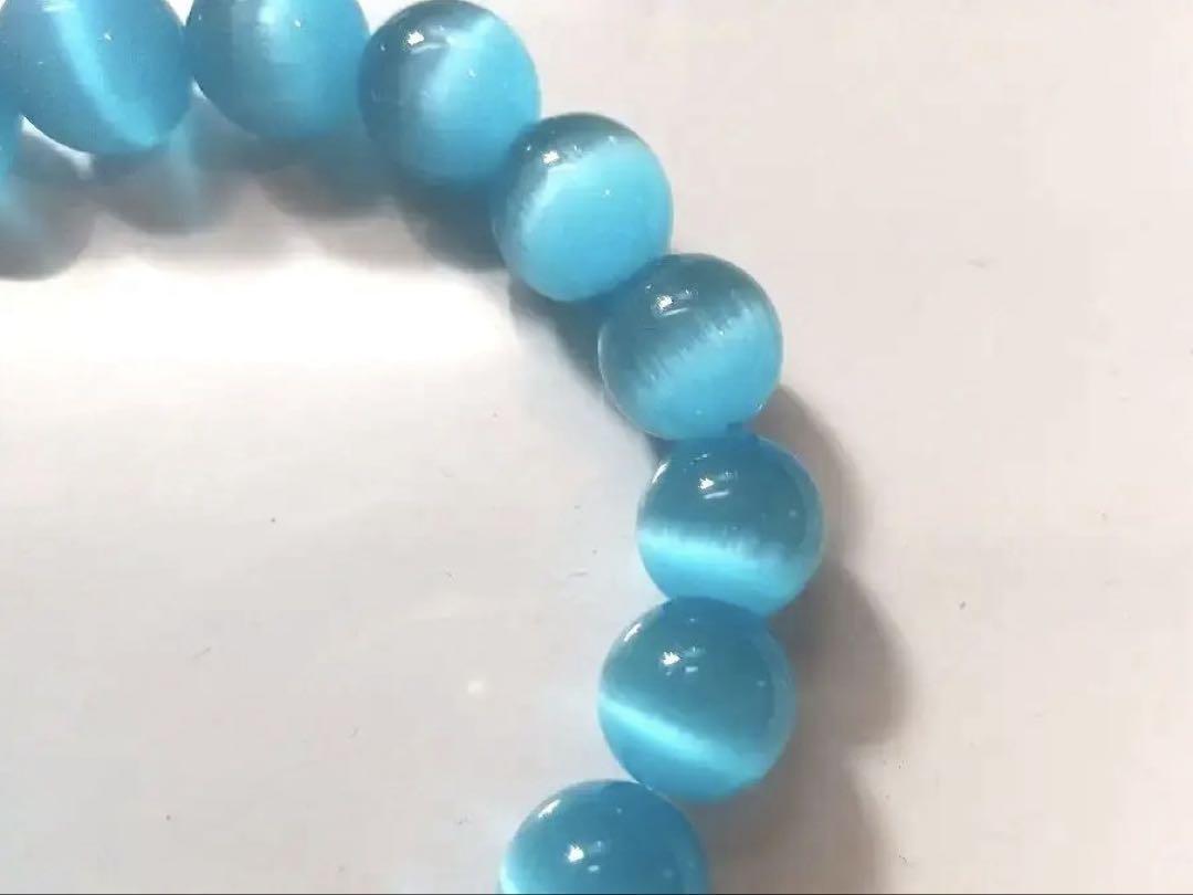 北投石＆キャッツアイ（猫目石）ブレスレット 楽天市場】□龍香堂□☆北投石＆キャッツアイ（猫目石