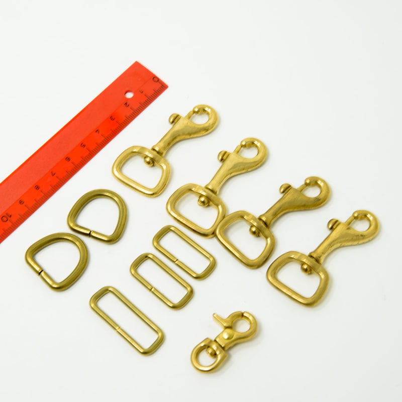 デッドストックレザークラフト金具販売【真鍮金具いろいろセット】送料