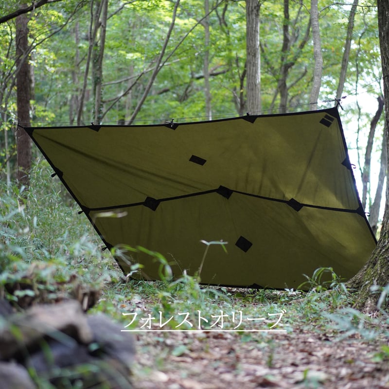 オイリッシュコットンタープブッシュクラフトライン（FOREST HEROES