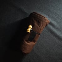 ウールの敷物8（ブラウン×グレー）