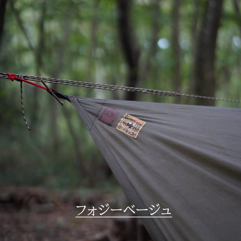 オイリッシュコットンタープブッシュクラフトライン　ログキャリーセット オイリッシュコットンタープブッシュクラフトライン（FOREST HEROES