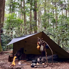 FOREST HEROES × RUSTIC ORIGNAL OilishCottonTarp