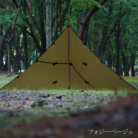オイリッシュコットンタープスクエア（FOREST HEROES × RUSTIC ORIGNAL）