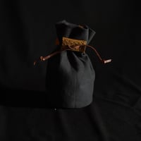 ククサ袋3 ブラック(ソフトバイオ加工)
