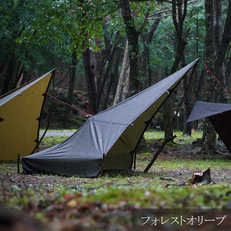 オイリッシュコットンタープスクエア（FOREST HEROES × RUSTIC ORIGNAL）