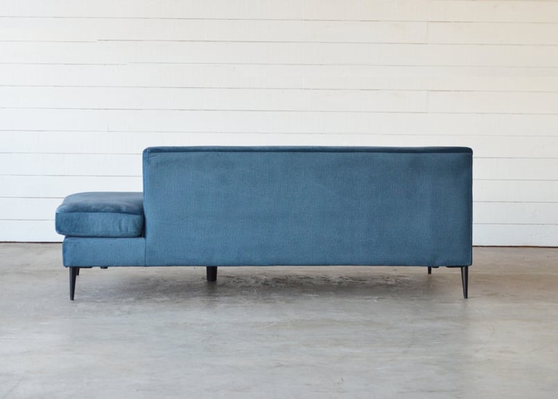 NOYES ダークブルー ファブリックソファ NOYES ダークブルー