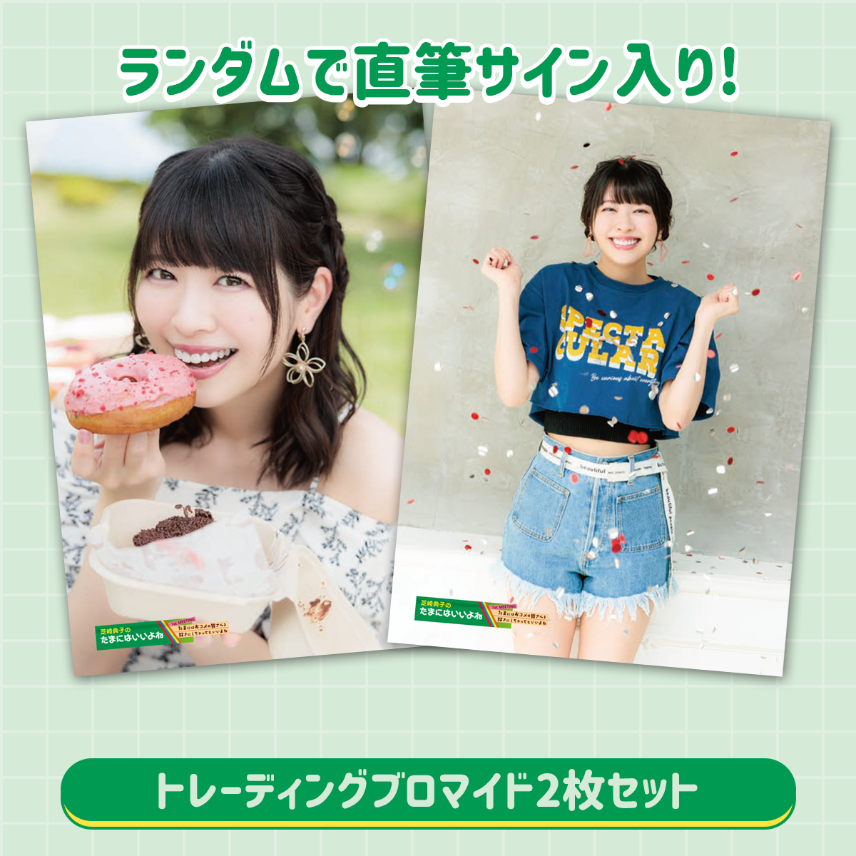 芝崎典子トレーディングブロマイド | 芝崎典子のたまにはいいよね