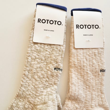 ROTOTO オーガニックコットンスラブソックス