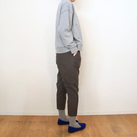 FABRIQUÉ en planète terre 裾ダブルスリムパンツ