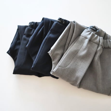TRAVAIL MANUEL Wクロスワンタックストレートパンツ