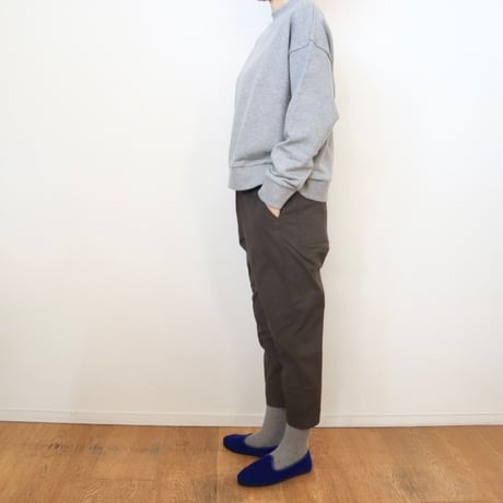 FABRIQUÉ en planète terre 裾ダブルスリムパンツ