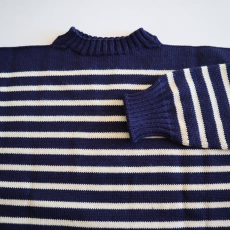 Guernsey Woollens  ボーダーガンジーセーター