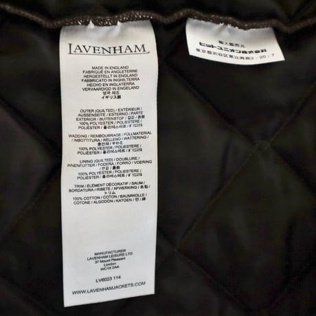 LAVENHAM キルティングロングジャケット CHANTRY MENS
