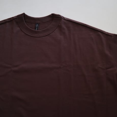 TRAVAIL MANUEL クラシック天竺スリットTシャツ