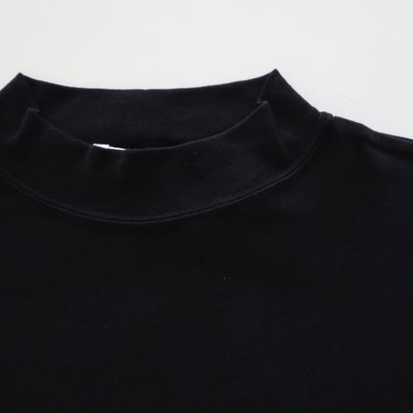 FABRIQUE en planete terre リブモックネック5分袖Tシャツ
