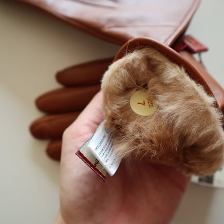 DENTS ヘアシープグローブ(ラビットファーライニング）