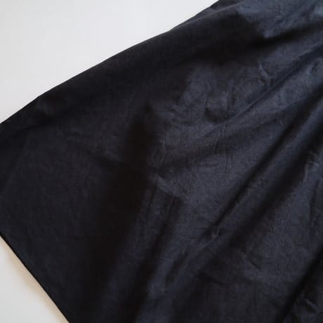 universal tissu バンドカラープリーツシャツワンピース