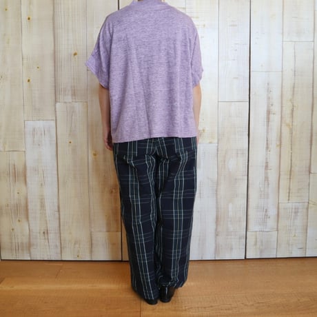 TISSU モックネックリネンプルオーバー