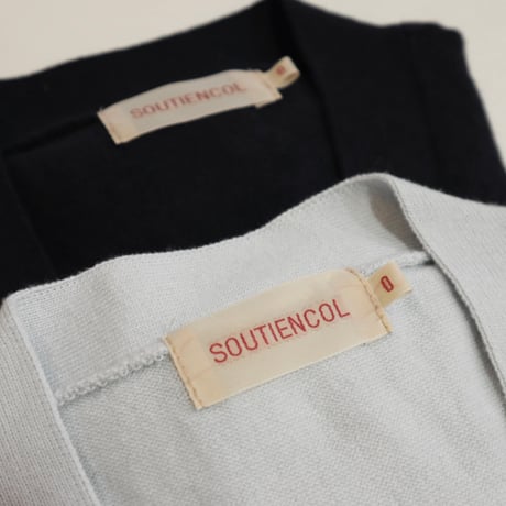 SOUTIENCOL Vネックカシミアカーディガン