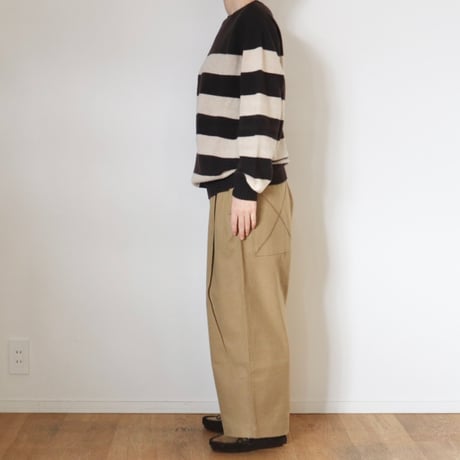ARMEN ボーダーニット