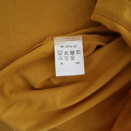 TRAVAIL MANUEL クラシック天竺スリットTシャツ