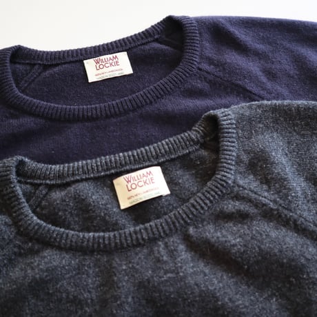 WILLIAM LOCKIE クルーネックニット
